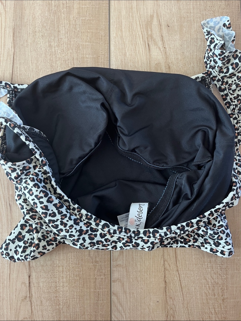 Leopard Print Ruffle Strap Midkini - Picture 5 of 5
